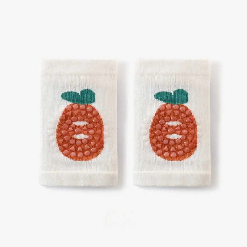 Summer Thin Baby Knee Pads Anti-Slip Cartoon Patterns Infant Knee Protector Soft Knit Cotton Safety Protector Crawling Protector