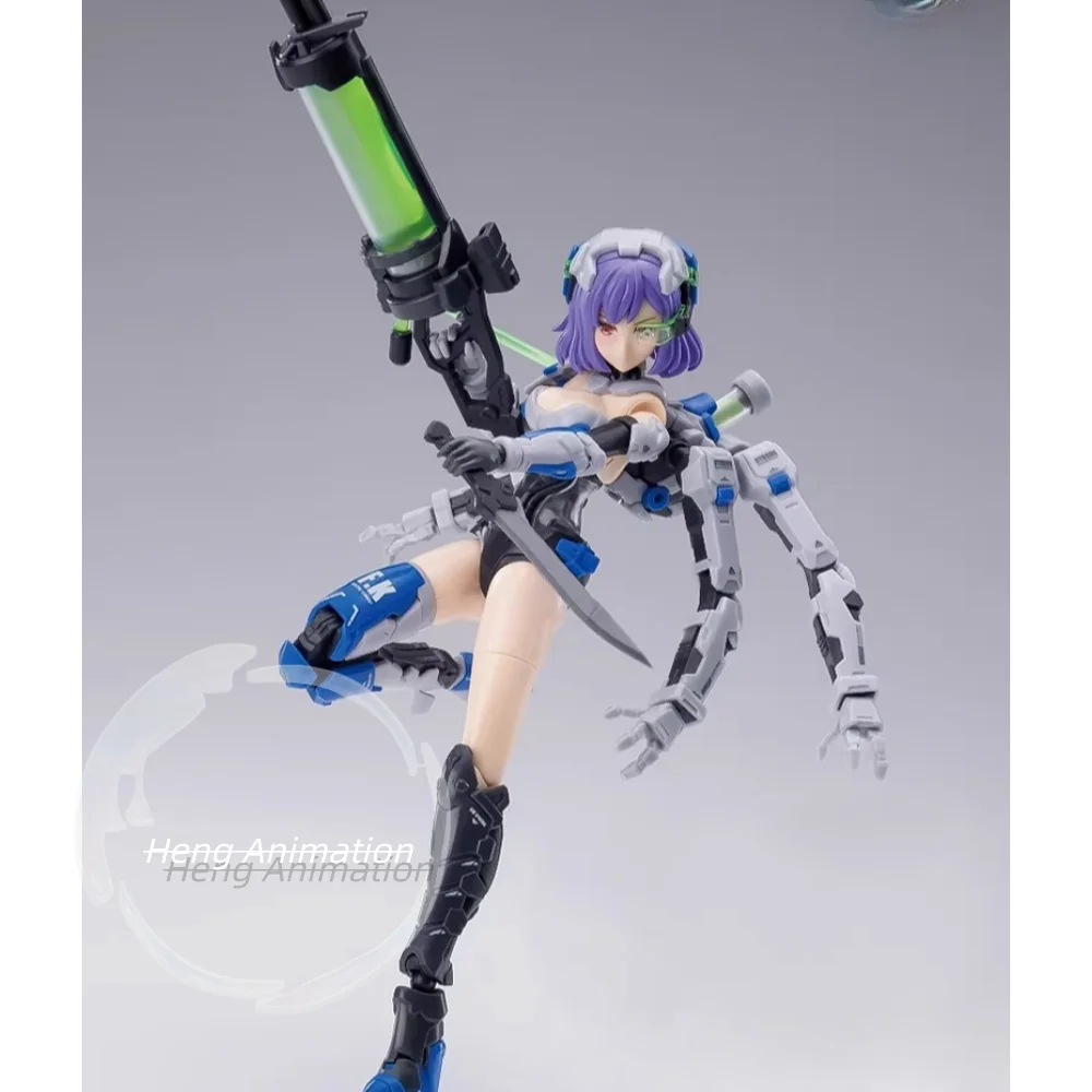 Figura Coleccionable Articulada de Mecha Musume Frankenstein, Estilo Cyberpunk