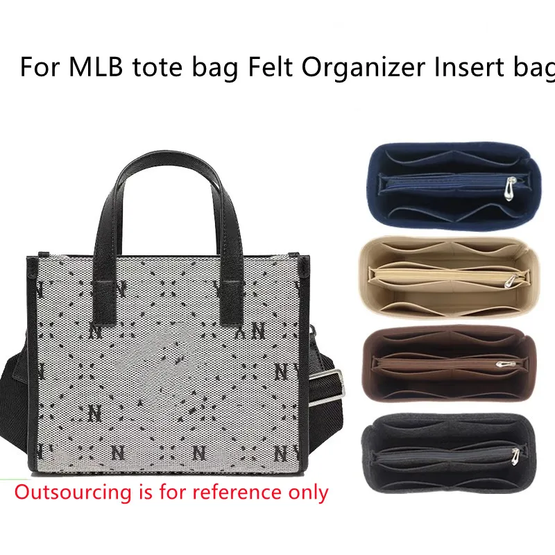 

Only Sale Inner Fits For M L B 25 39 tote Bag Makeup Women's Bags Insert Felt Organizer Travel Cosmetic Liner Bag