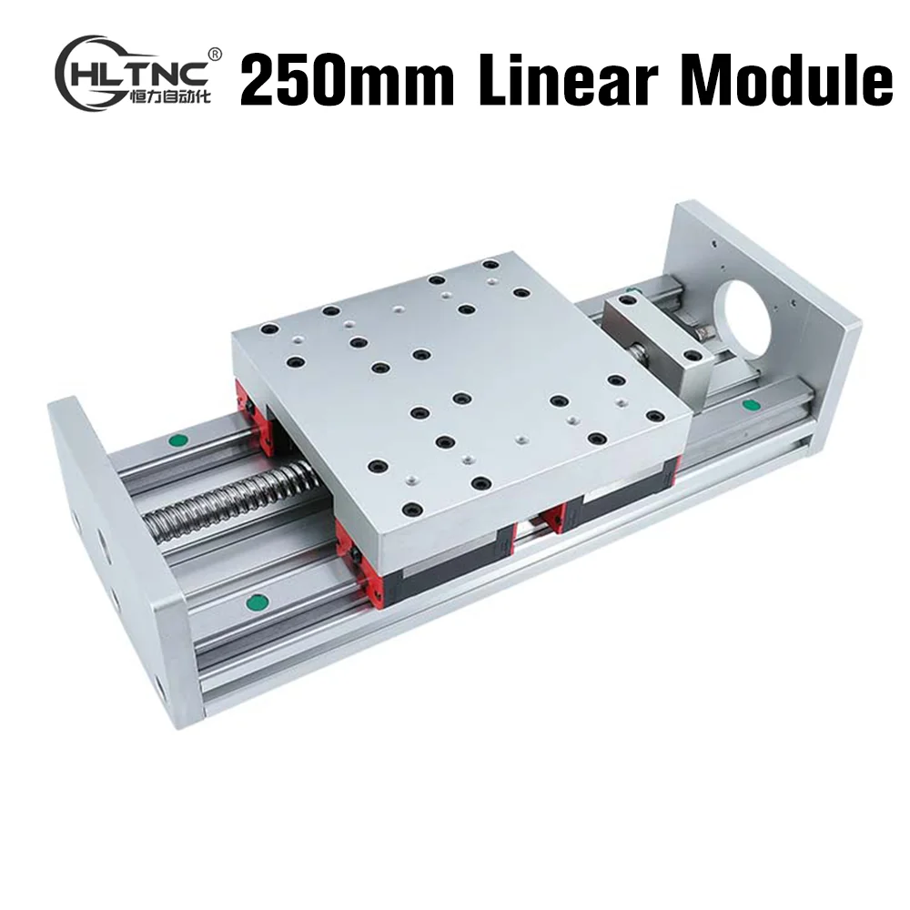 250MM Effective Length Stroke CNC Linear module Sliding Table XYZ Axis Cross Slide Linear Stage SFU1605 sfu1610 Ball screw C7