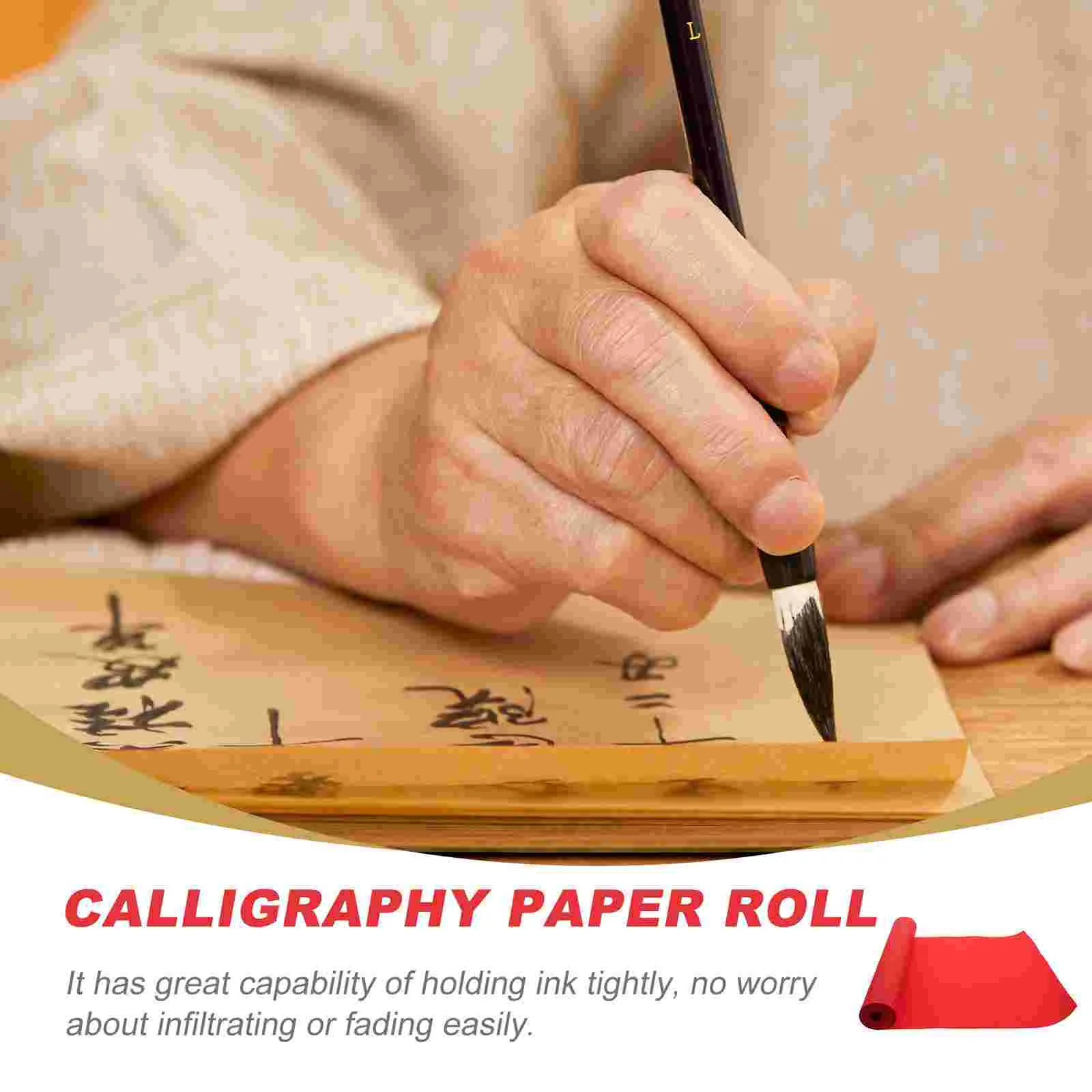 Calligraphy Practice Scroll Sprinkle Gold Rice Paper Writing Brush Chinese Sumi Decoupage