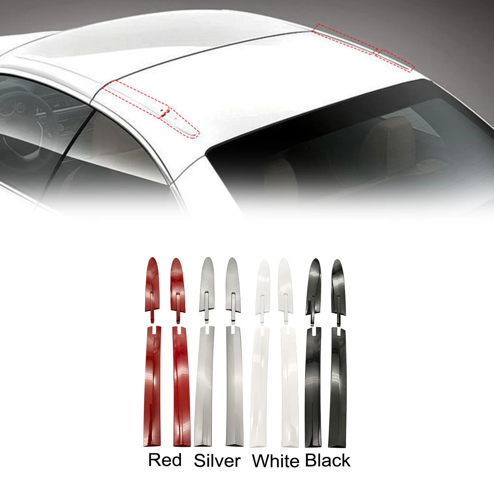 

Bumper Vehicle Specific Design Efficiently Replaces Old or Damaged Rooftop Hinges on Various For BMW Models Pack includes four