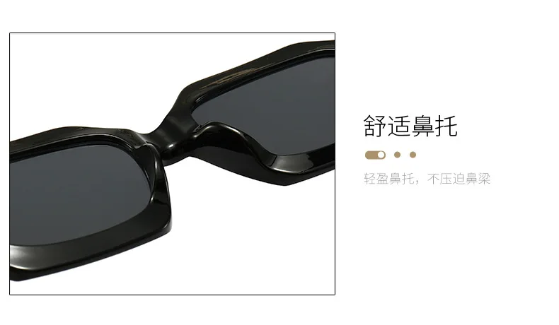 Neu eingetroffene Vintage-Sonnenbrille mit quadratischer Form für Damen und Herren, Sonnenbrille mit konkaver Oberfläche, Damen- und Herrenbrille – Detail 17