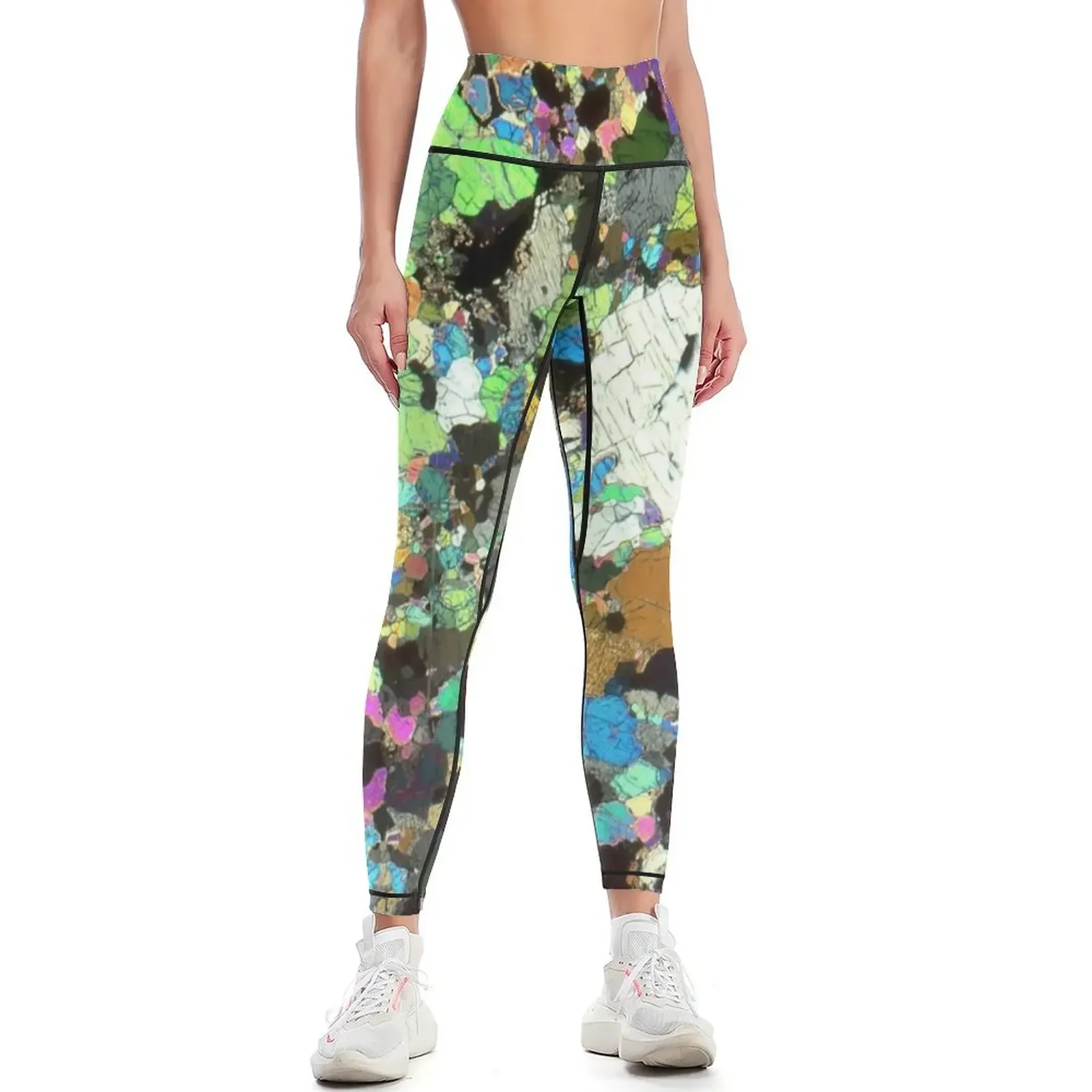 

Peridotite Thin Section Leggings Women's trousers Sports pants for gym wear Women sports Womens Leggings