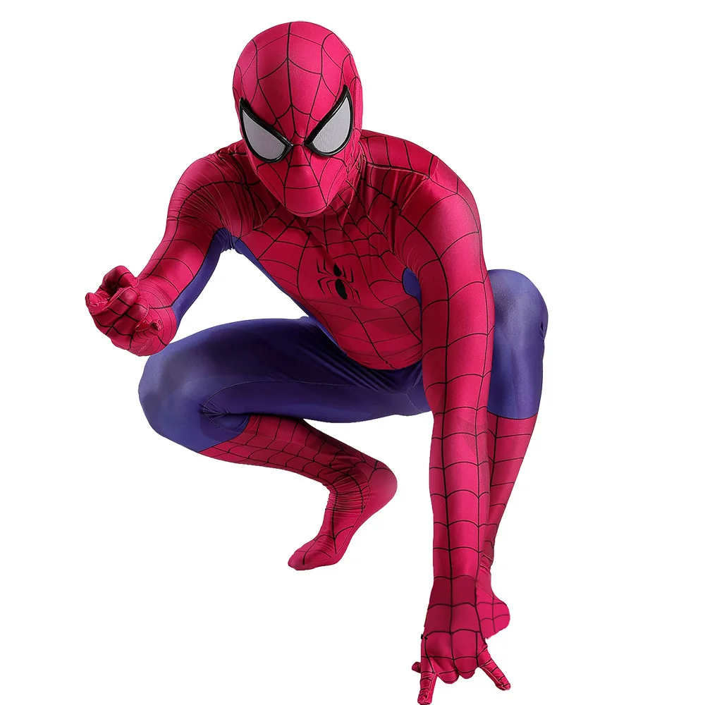 Spandex Spiderman Cosplay para crianças e adultos, Peter Parker, Super-heróis, Fatos Zentai, Halloween, 1994