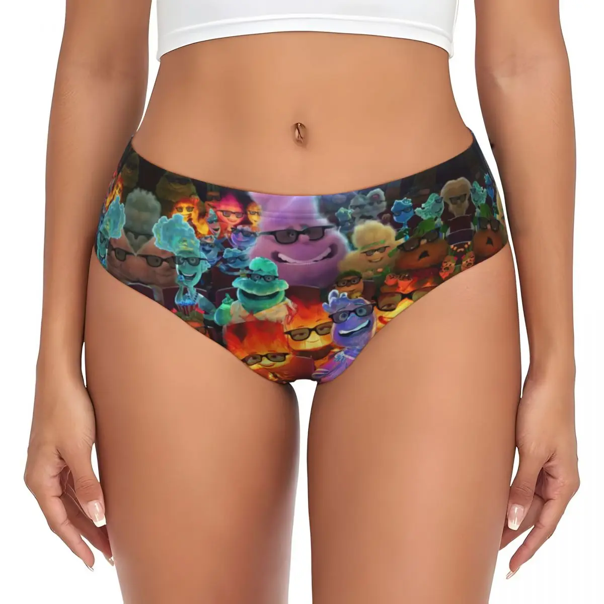 Custom Womens Elemental Film Panties Stretch Ember Lumen Briefs Underwear