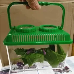 Silkworm Baby Observation Box Handheld Breeding Box Silkworm Villa Observation House Student Silkworm Diary Box