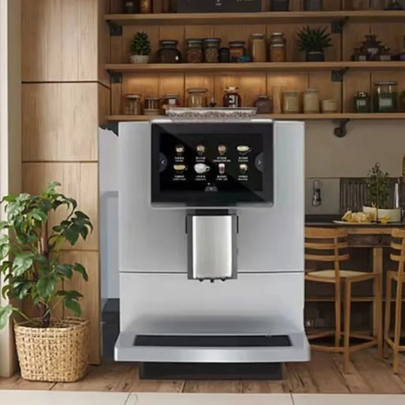 

Винтажная кофемашина с большим экраном 10,1 дюйма, простое управление, 1500–1700 Вт, профессиональная автоматическая домашняя ресторанная машина, 110 В/220 В