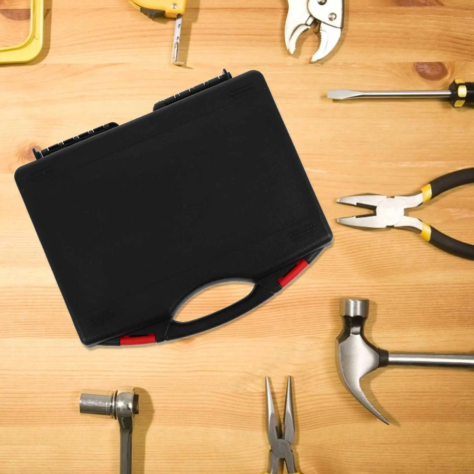 

Portable Hardware Drill Bit Storage Box Organizer Foam Compartments PP Material Screw Tool Case Lightweight Bath Rack