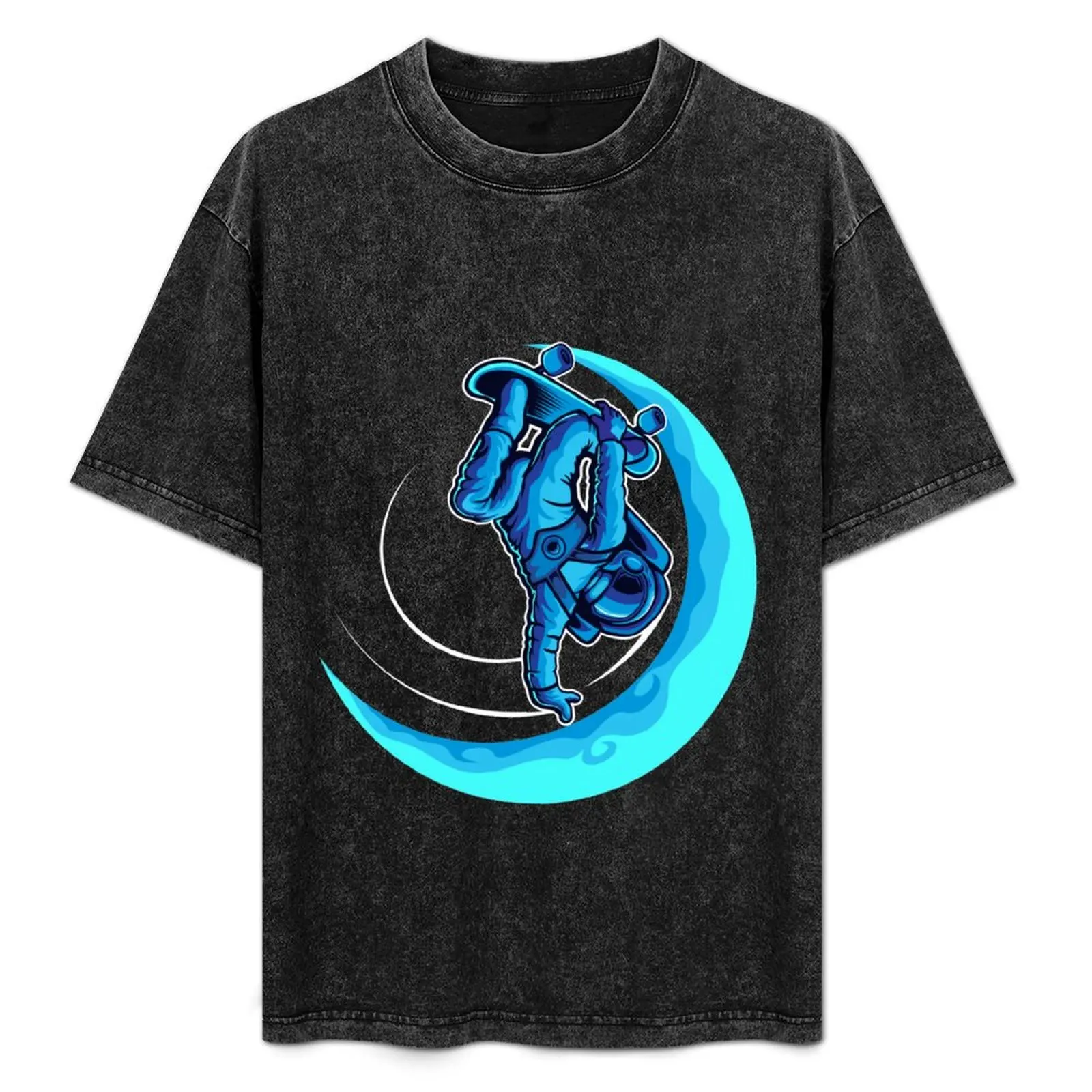 

Astronaut Skater Dude T-Shirt Plus Size Workout Short Sleeve Top