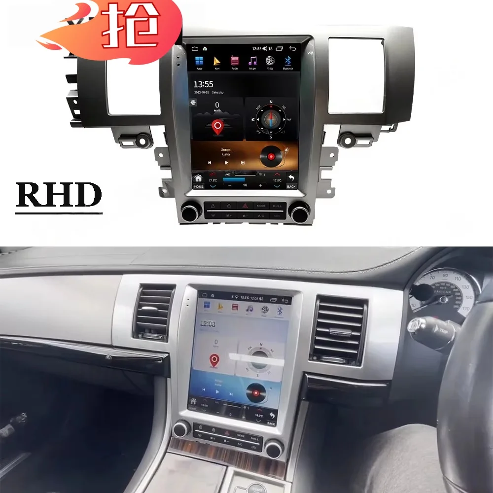 RHD LHD Android Auto Carplay GPS Navi For Jaguar XF 2008-2015 Car Radio 9.7 Inch Stereo Multimedia Player Tape Recoder Head Unit