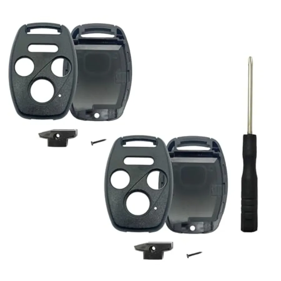 

No Cutting Replacement Key Fob Shell fit for Honda 2003-2012 Accord 2005-2010 Civic 2005 2006 CR-V Pilot Ridgeline Oldyssey Key