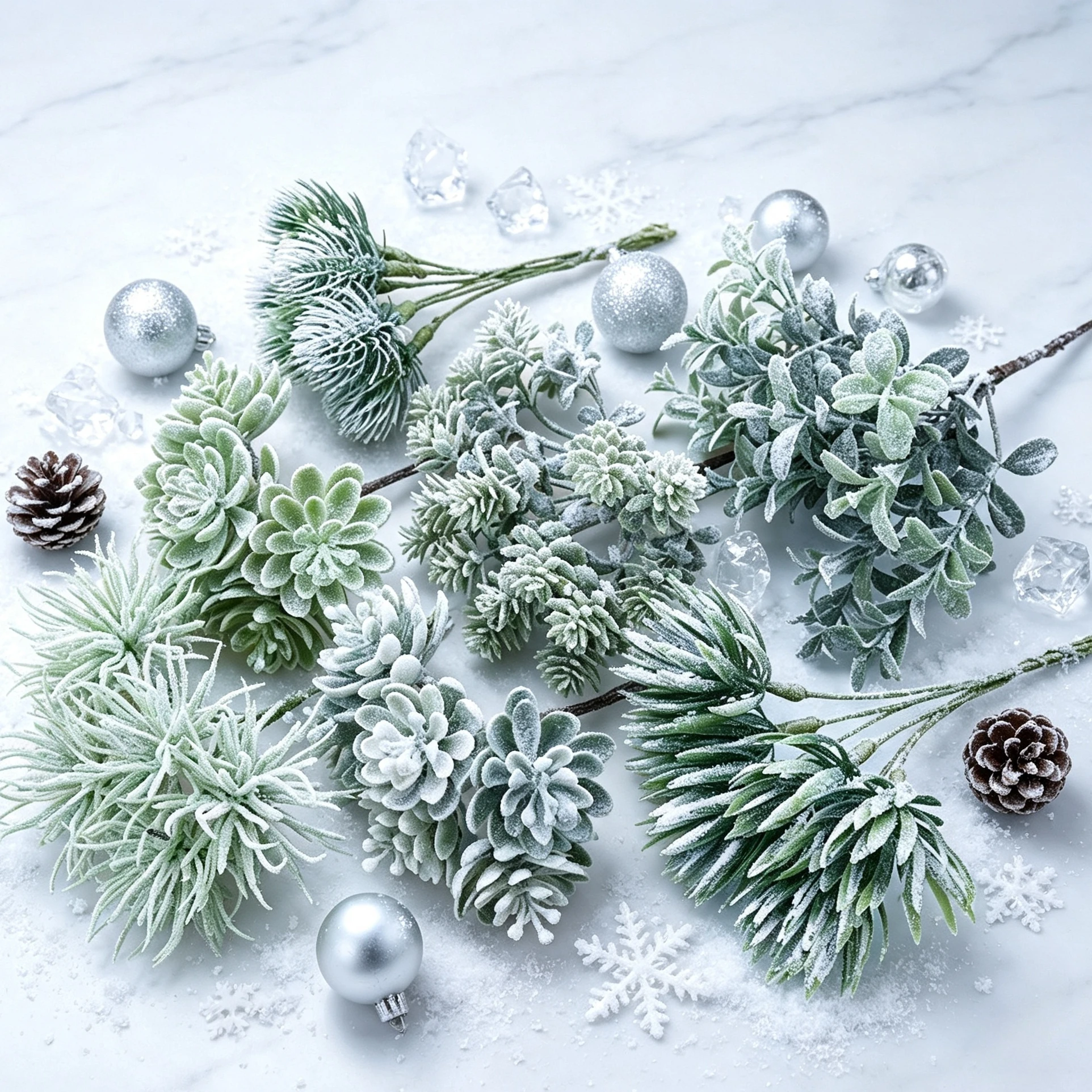 1/3PCS Bunga Sutra untuk Scrap - Christmas Wreath Fake ulasan dan harga