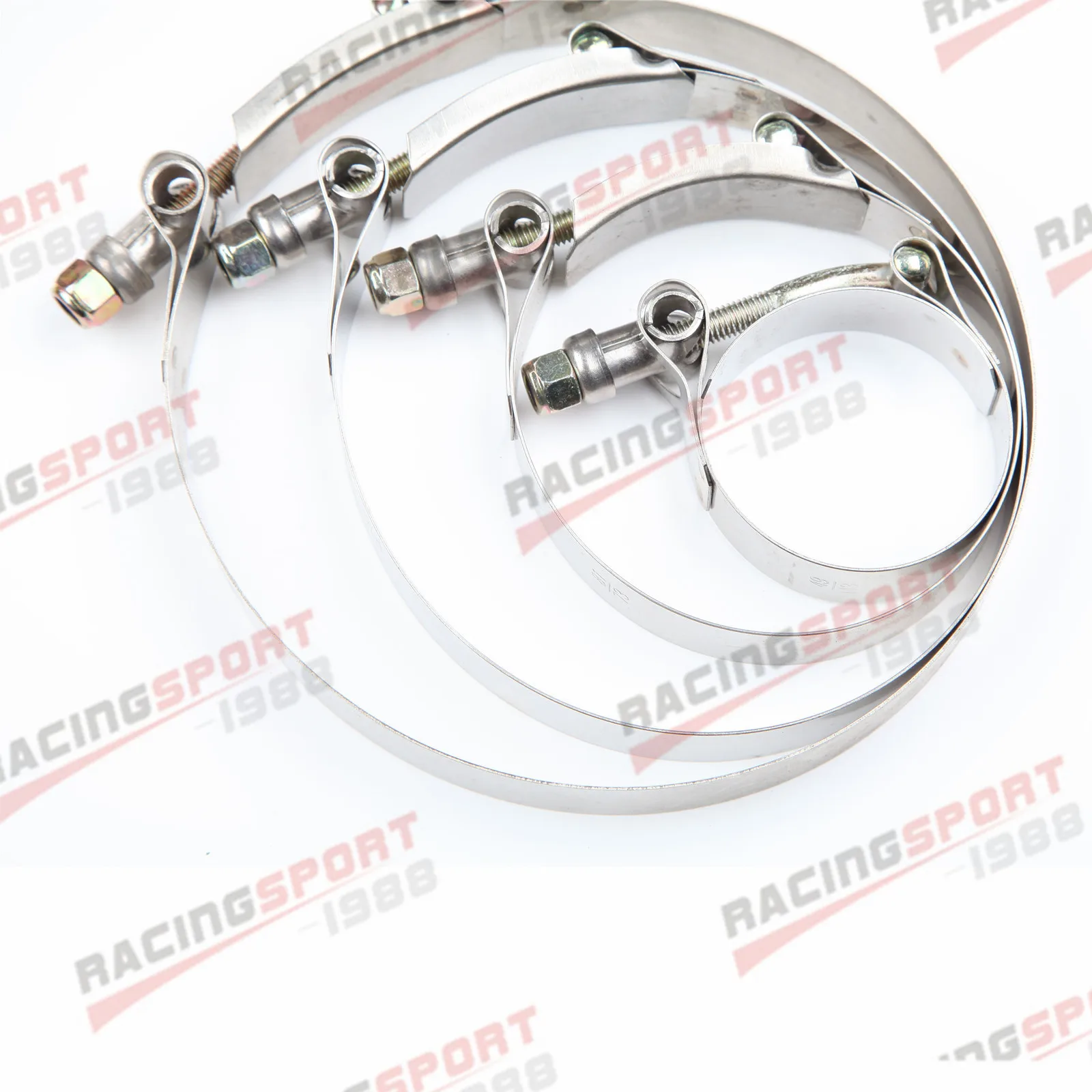 10 قطعة من الفولاذ المقاوم للصدأ يقوي مشبك خرطوم المشبك أنابيب المياه الهوائية الدائرية مشابك خرطوم الوقود من مشابك تثبيت أنابيب المياه #6