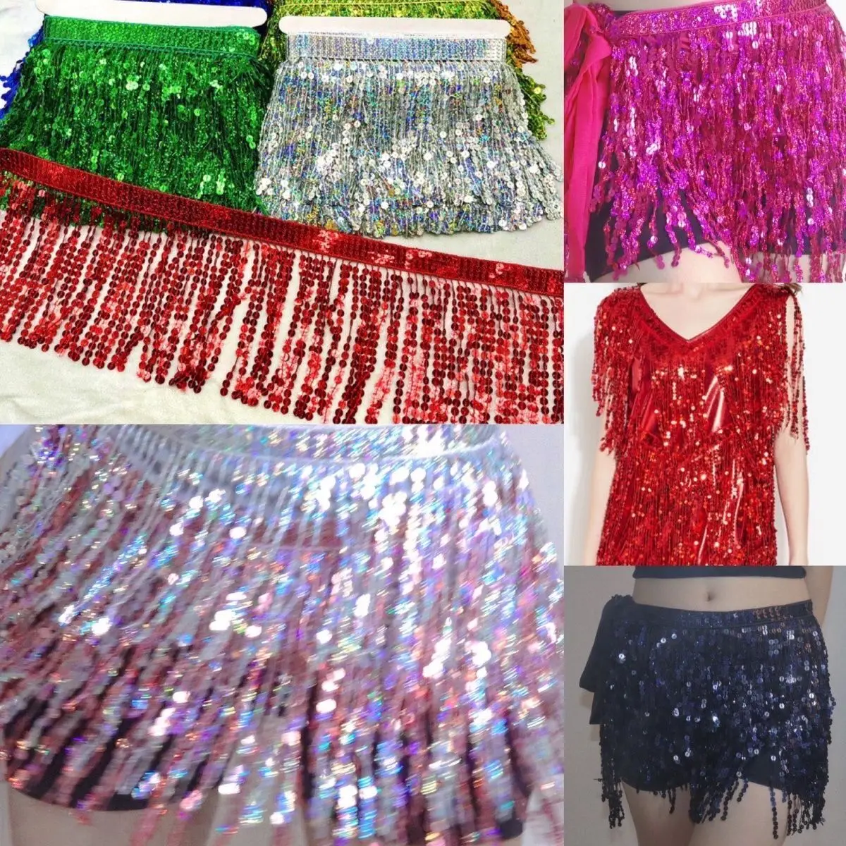 2yards 16cm DIY Lantin Dance Wedding Party Dress Trims Braided Laser Sequins Paillette Lace Ribbon Handmade Crafts Accessories