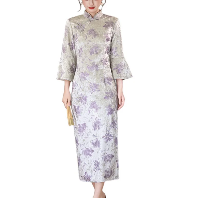 abito-cinese-da-donna-in-velluto-con-stampa-qipao-maniche-a-campana-stile-vintage-cinese-orientale-con-bottoni-colletto-alla-coreana-vestito-da-festa