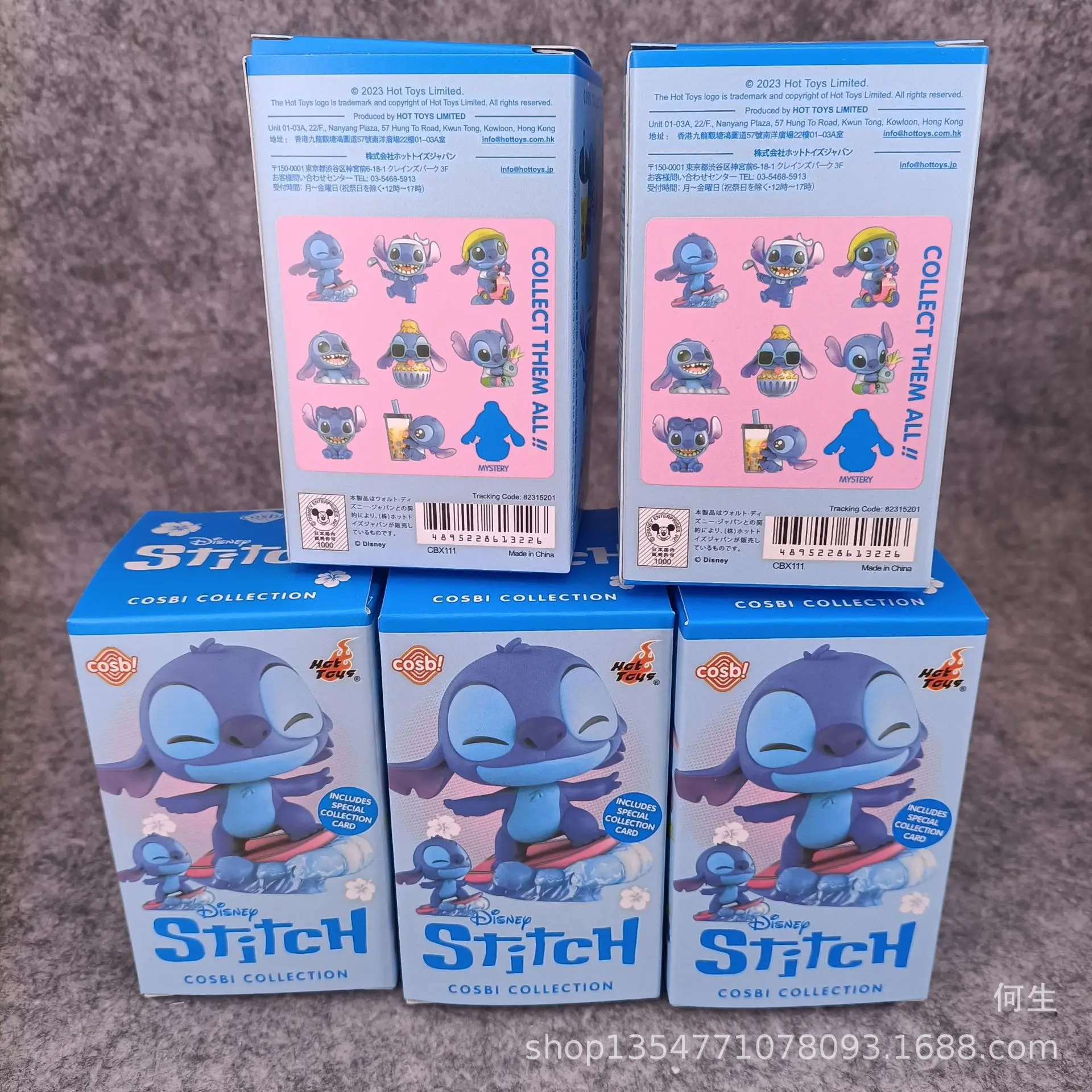 9 Disney Stitch Anime Figure Ornaments Random Style about 7CM Height Kawaii Cartoon Room Decorations Collectibles Birthday Gifts