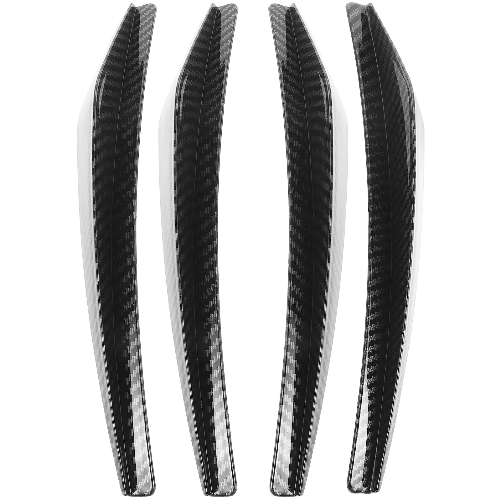 

4Pcs Carbon Fiber Wheel Arch Trim Protector Eyebrow Cover for Car Suv Bumper Protection Universal Fit Enhanced Scratch
