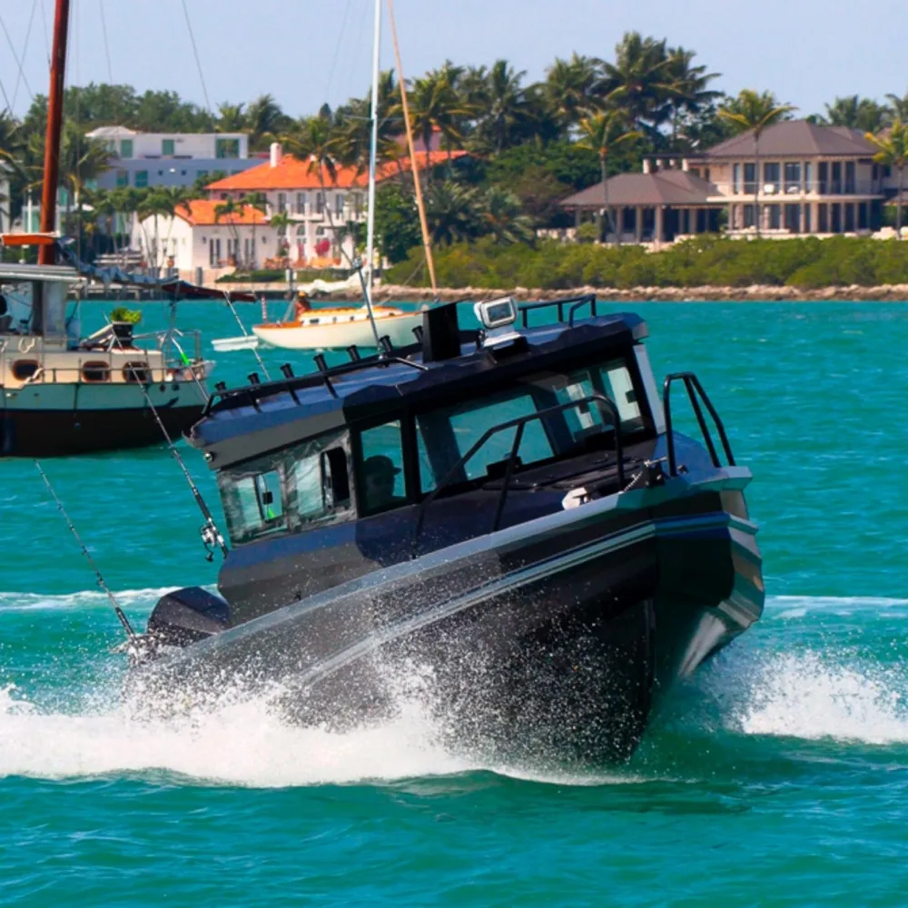 Kapal Penangkap Ikan Besar Kapal Penangkap Ikan untuk Memancing di Laut Kapal Penangkap Ikan dengan Motor dan Trailer