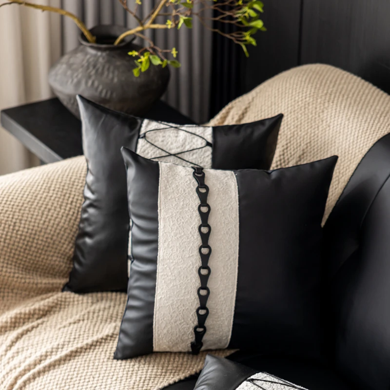 Sarung Bantal Hitam 45x45CM, S - Pillow Cover 20X20 ulasan dan harga