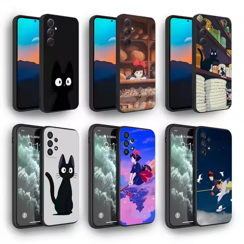 Anime Ki-Kiki Deliverys Service Phone Case For Samsung Galaxy S25 S24 S23 S22 S21 PLUS ULTRA