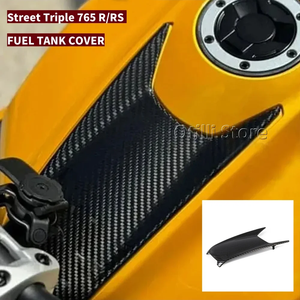 Osłona zbiornika paliwa motocykla Street Triple 765 R RS, ochraniacz, nakładka na zbiornik, owiewka, do STREET TRIPLE 765R 765RS 765 RS