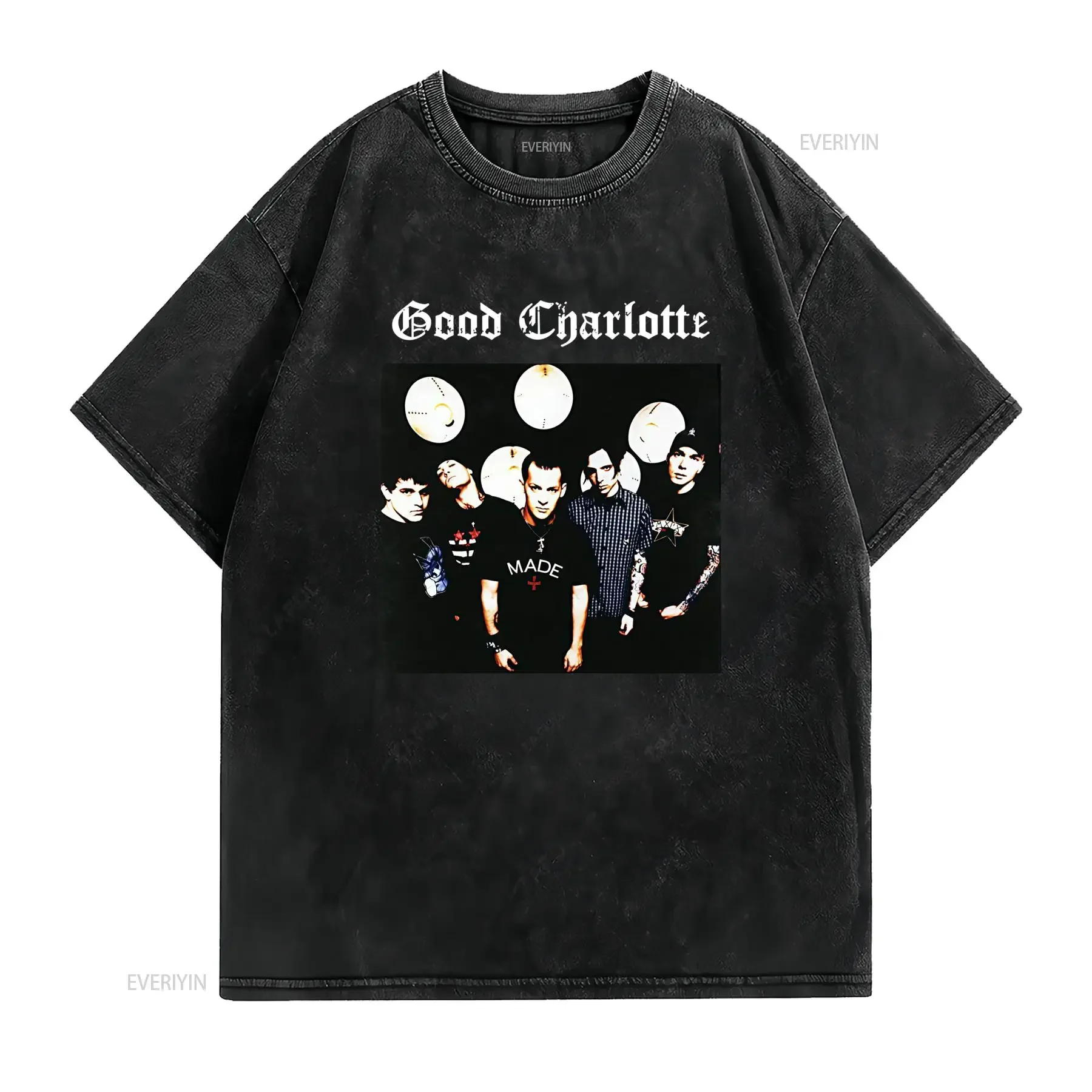 Good Charlotte Logo T Shirt S 4XL Iconic Member Logos GC Initials All Season Fit Casual Officially Inspired Music Group