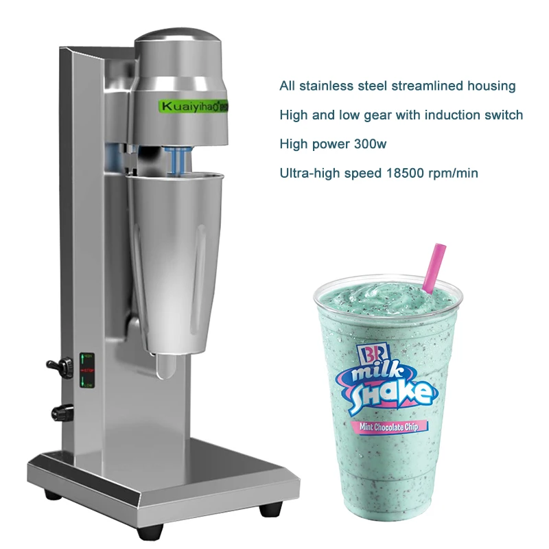 

Commercial Milkshake Machine Electric Stainless Steel Blender Mixing Drink Mixing Milk Tea Shop Drink Shop Dedicated 220V