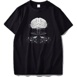 100% Cotton T Shirt Brain Storm Geek Funny High Quality   Size Soft Gifts Tshirt