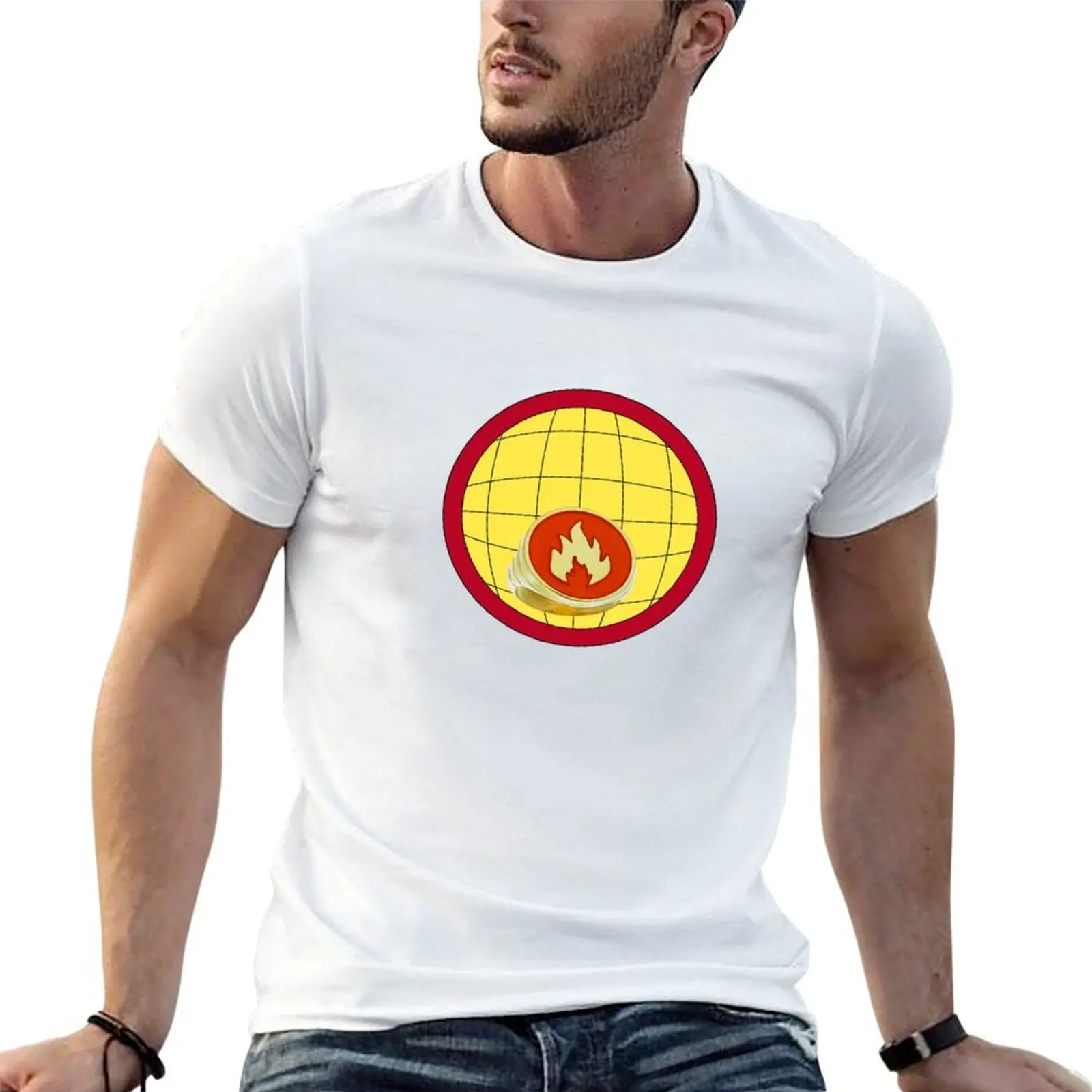 

Captain Planet Fire Planeteer Shirt T-Shirt t shirts for man pack cotton funny t shirts dark humor essential t shirt T-shirt