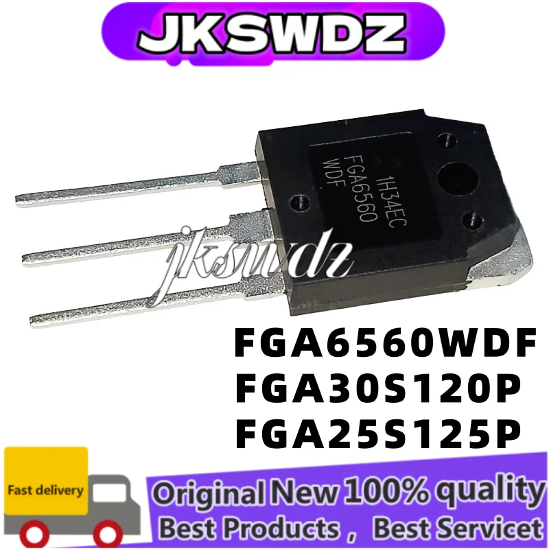 

5pcs new 100% FGA6560WDF FGA6560 FGA30S120P FGA30S120 FGA25S125P FGA25S125 TO3P POWER TRANSISTOR electronics