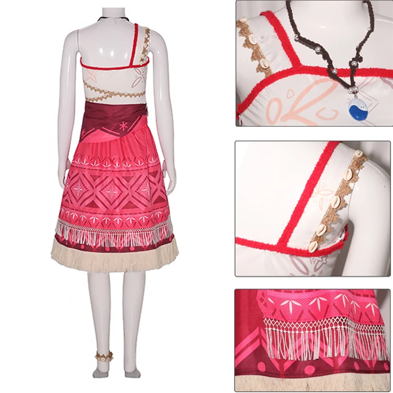 Tropical Island Princess Dress for Women Ocean Hawaiian Adventure Halloween  Costume Skirt with Necklace Party Dress Up - AliExpress 200000532