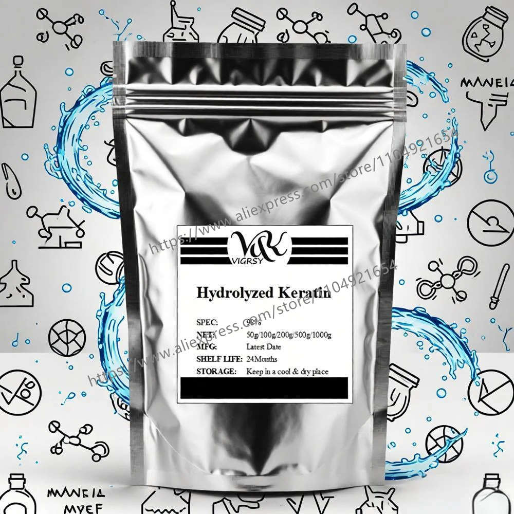 

Global Raw Material Customized Hydrolyzed Keratin Powder Refillable bags Packaging Fast Shipping