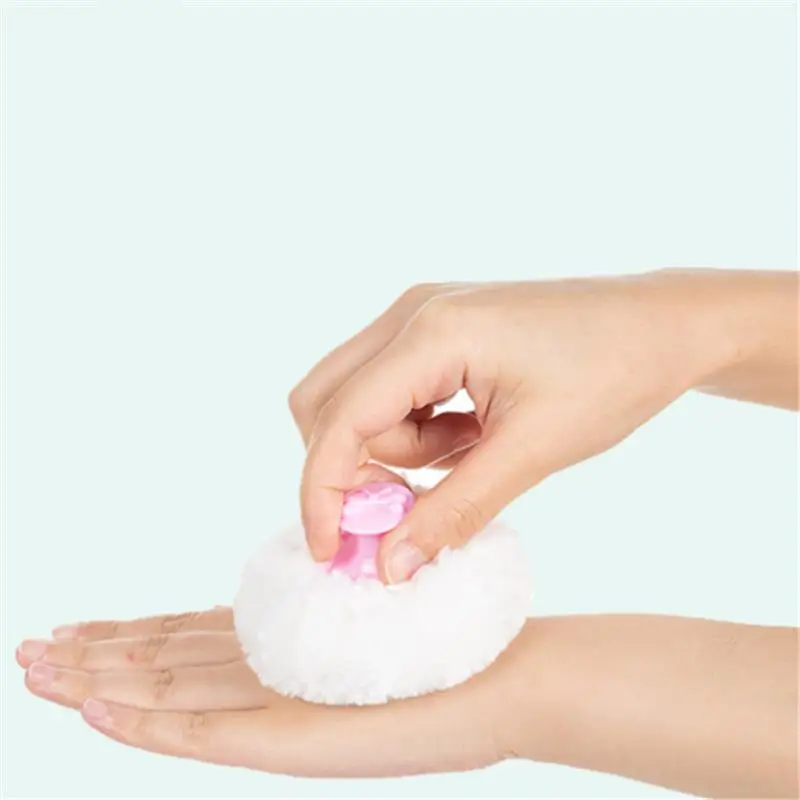 إسفنجة مكياج بودرة للأطفال ، زغب مكياج مستدير ، قطيفة ناعمة ، بودرة جسم ، أدوات تجميل #5