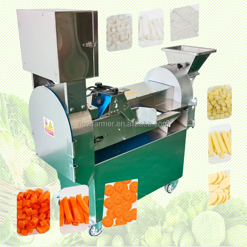 

Multi-function Double-head Carrot Cutter Vegetable Chopper and Slicer Potato Slicing/Dicing/Shredding Machine