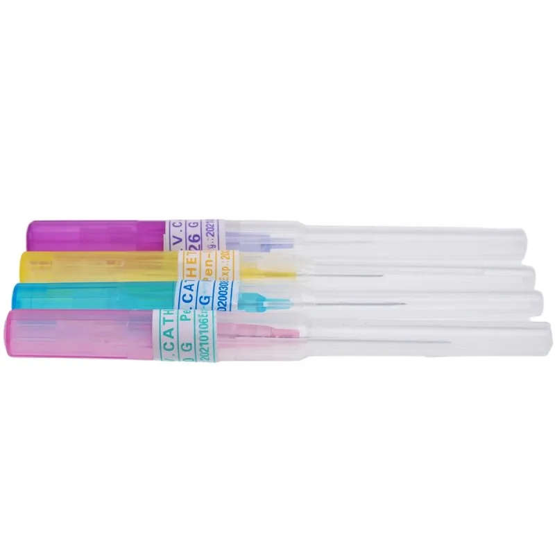 50pcs Veterinary Disposable IV catheter IV Cannula Intravenous Catheter with Needle Injection Type 20G 24G 26G