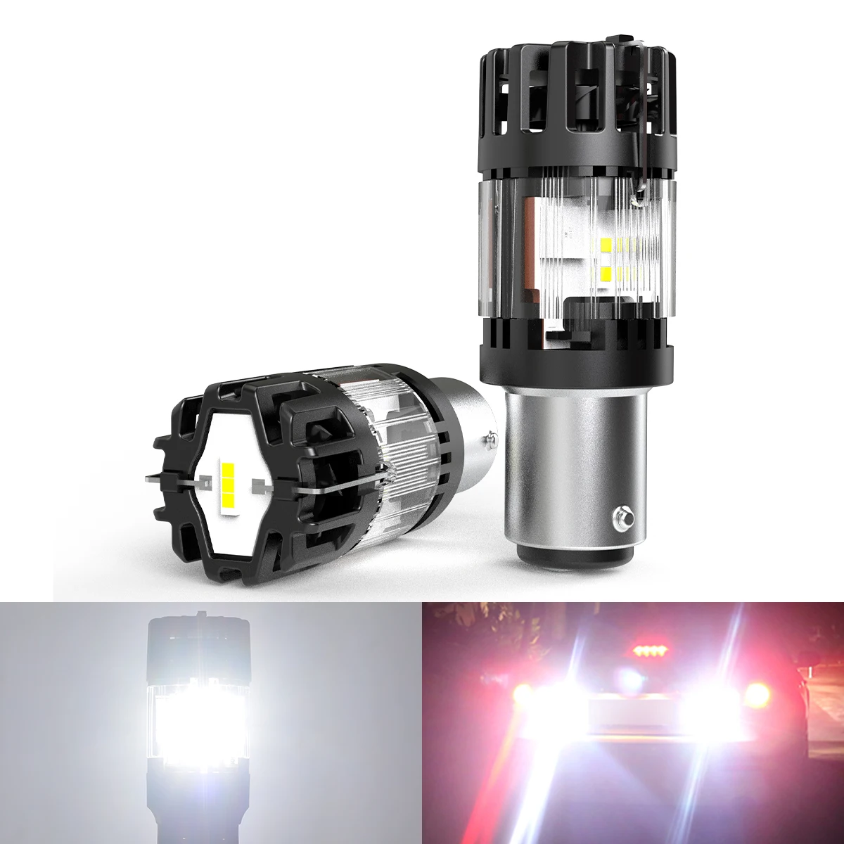 

2pcs 1157 BAY15D P21/5W Canbus Led Car Lights Super Bright White Orange Turbo Diode Day Lamp 21w For Seat Ibiza 6l MK4 Alhambra