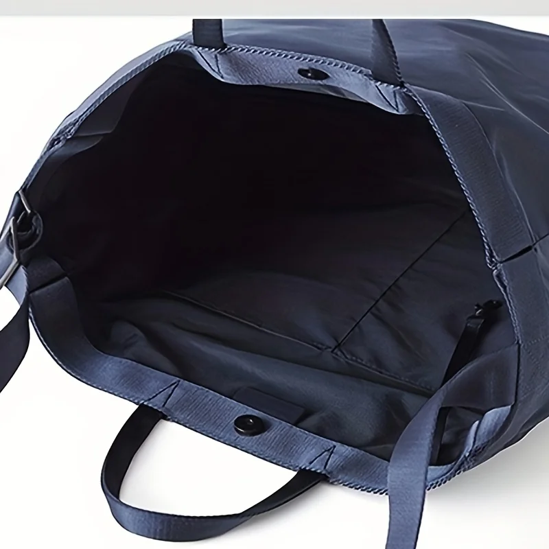 Modische Damen-Tragetasche, wasserdichtes Nylon, vielseitig und schick, langlebig und geräumig mit Doppelgriff – Detail 6