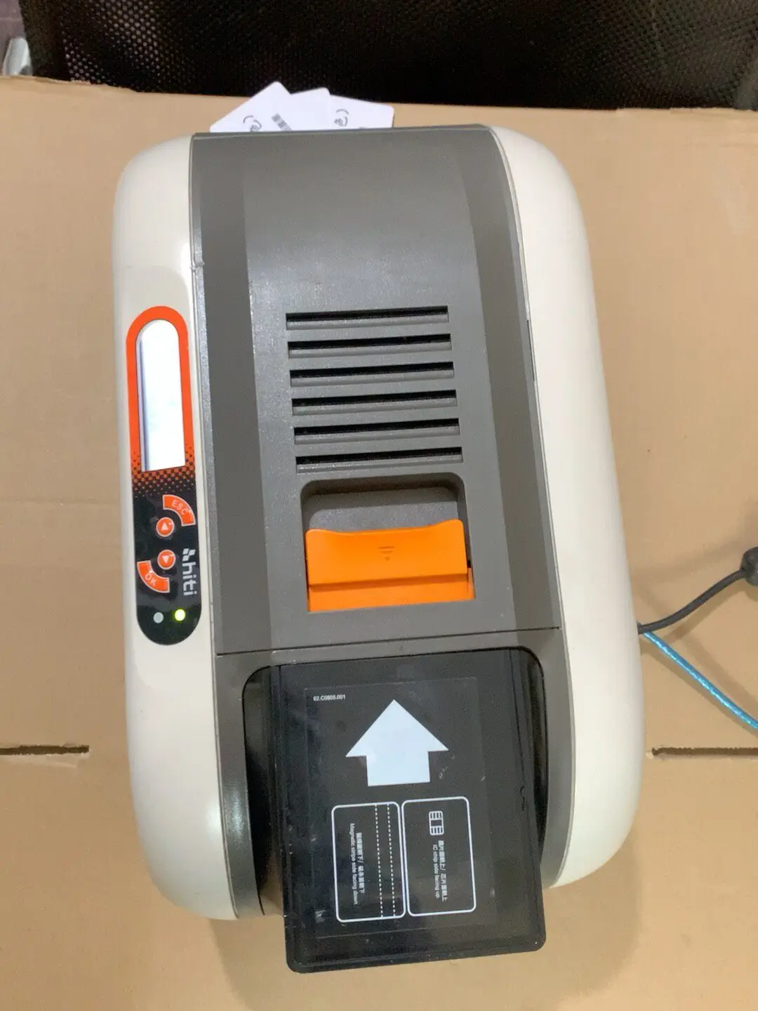 apply to Chengyan hiti card printer, optical cable hanging tag, denture warranty card printer