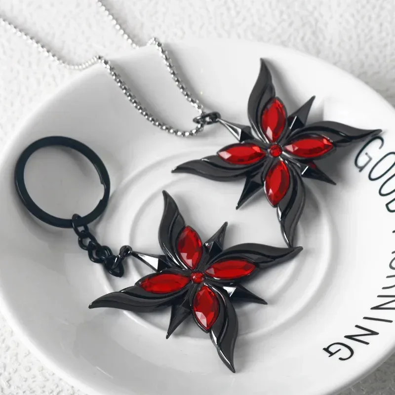 Spiel Cosplay Anhänger Halskette Schlüsselanhänger Anime Figur The Knave Arlecchino Pullover Kette Auto Rucksack Schlüsselanhänger Schmuck Fans Geschenke