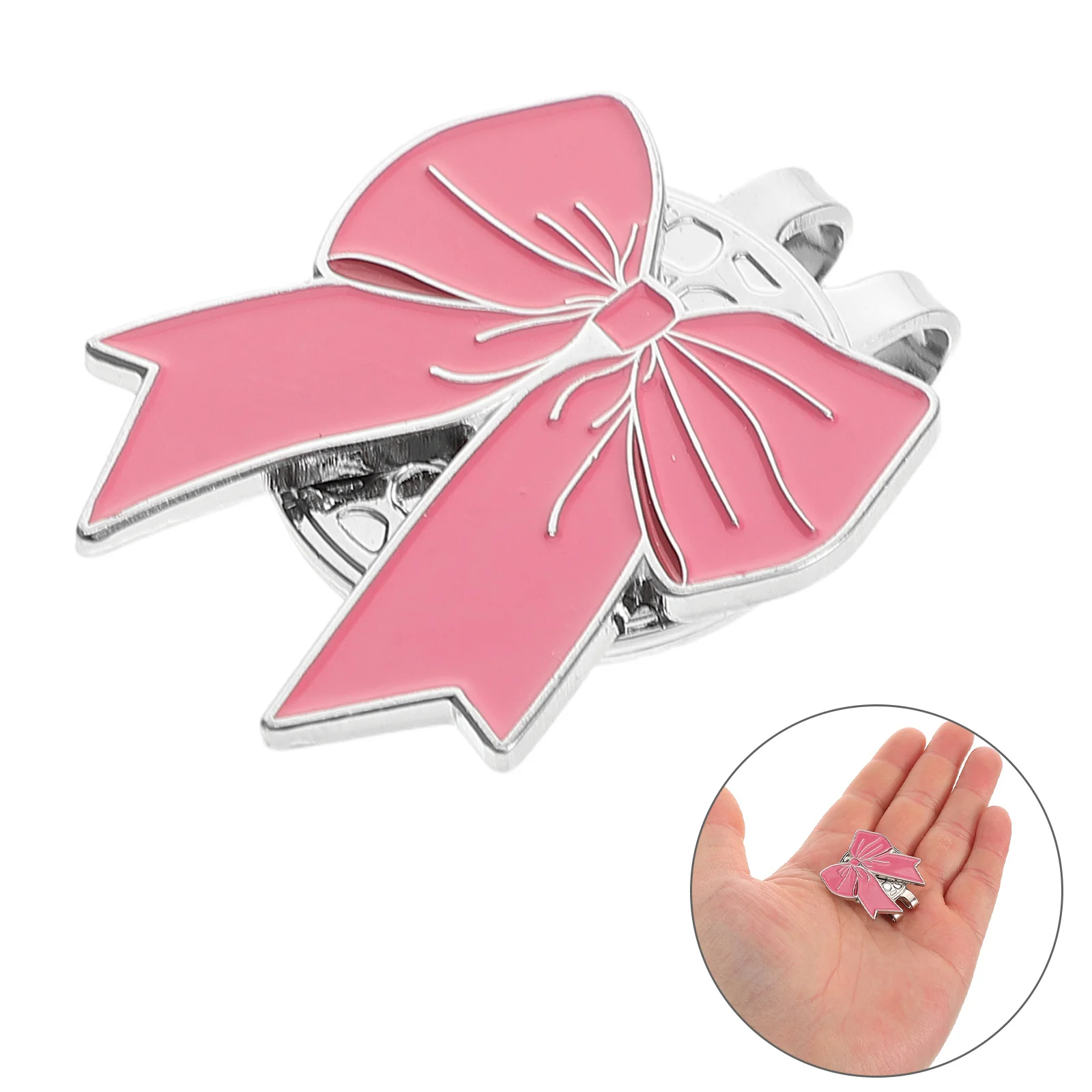 

Golf Hat Clip Bow Ball Marker Holder Strong Grip for Caps Gloves Bags Visor Belt Golf Accessories Hat Marker Holder Clips