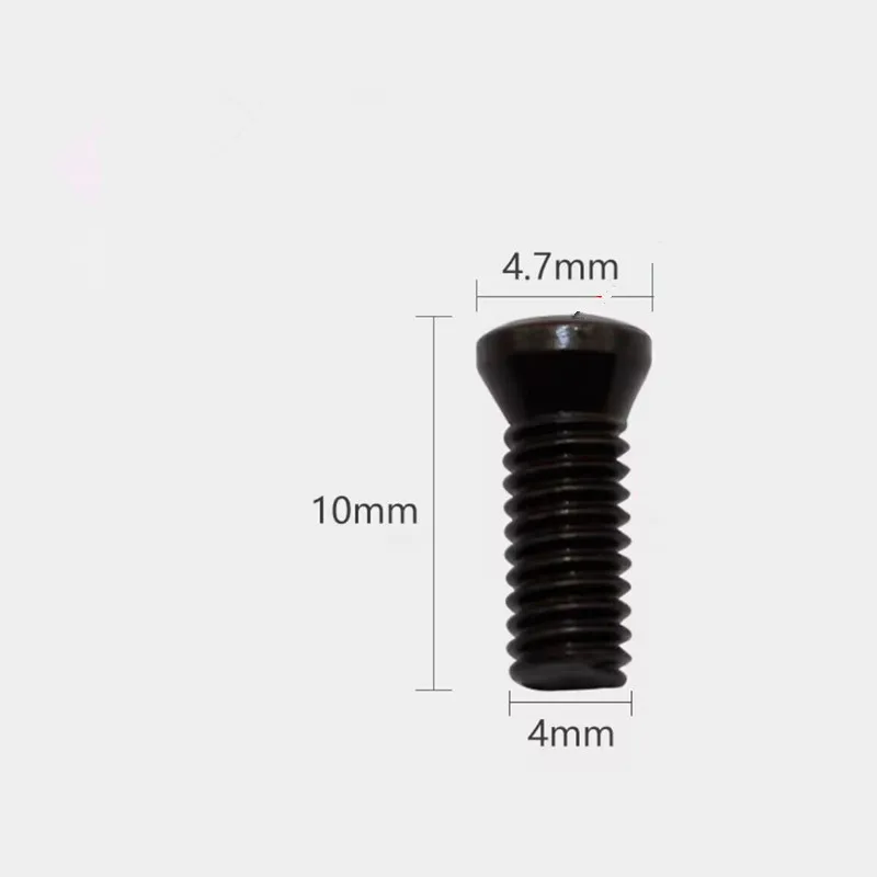 CNC Cutter Milling Insert Cutter Round Head Torx Screw M4x10 Screw 100PCS