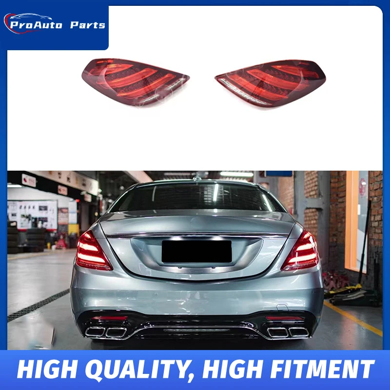

For Mercedes-Benz S-Class W222 Facelift Led Taillights |Pre-Facelift To New Style Retrofit Set W222 Old To New Tail Lights Plug