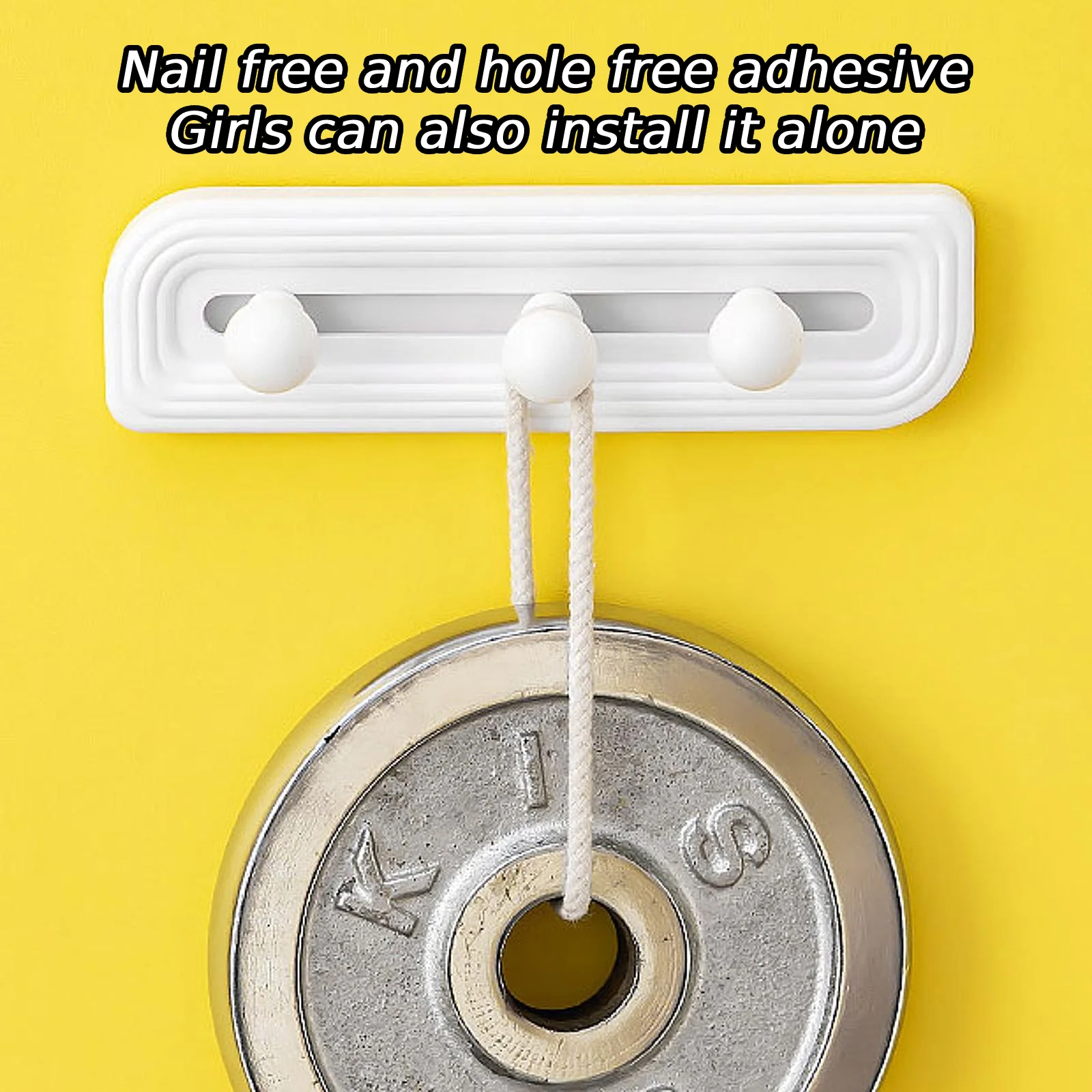 Badminton Racket Rack Space Saving Easy to Install Organizer Multifunctional Storage Rack Badminton Racket Hook for Bedroom