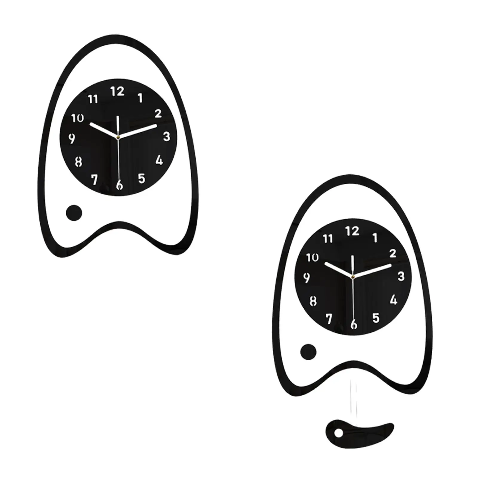 

Creative Clock Sturdy Practical Fashion Wear Resistant Home Decor Interior Wall Clock for Living Room Bedroom Shop Indoor Office