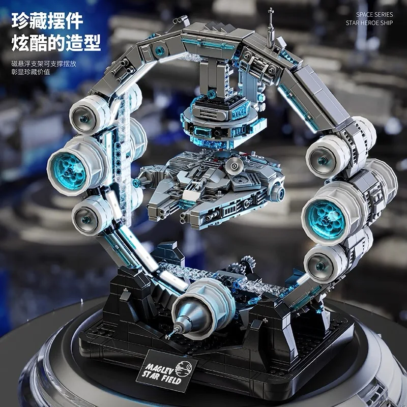 

New In Stock JQ1122 JQ1165 JQ1166 Suspend Millennium Falcon Spacecraft Assembling Small Particle Building Block Toy Model Gift