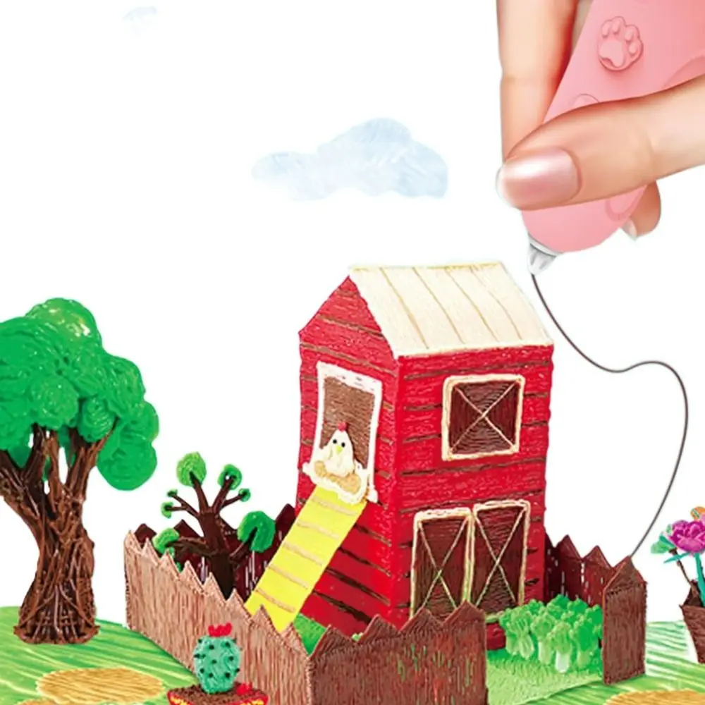 Graffiti Doodle Bee Rabbit Animal Shape 3D Drawing Print Pen DIY Draw Toys 3D Printing Pencils Art Craft Printer