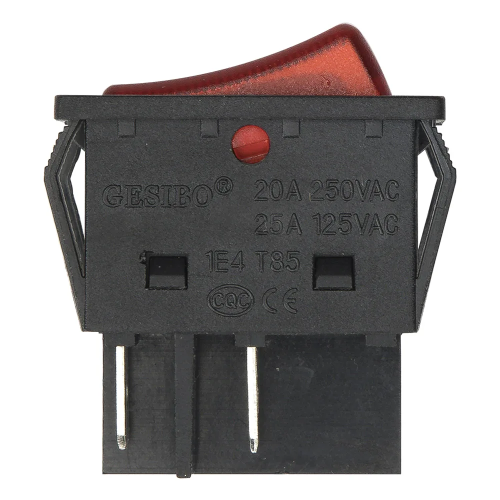 KCD4-201N-3 perforate 30 x 22 mm 30A 4 pin ON - OFF boat rocker switch KCD4 series power switch with 220V light