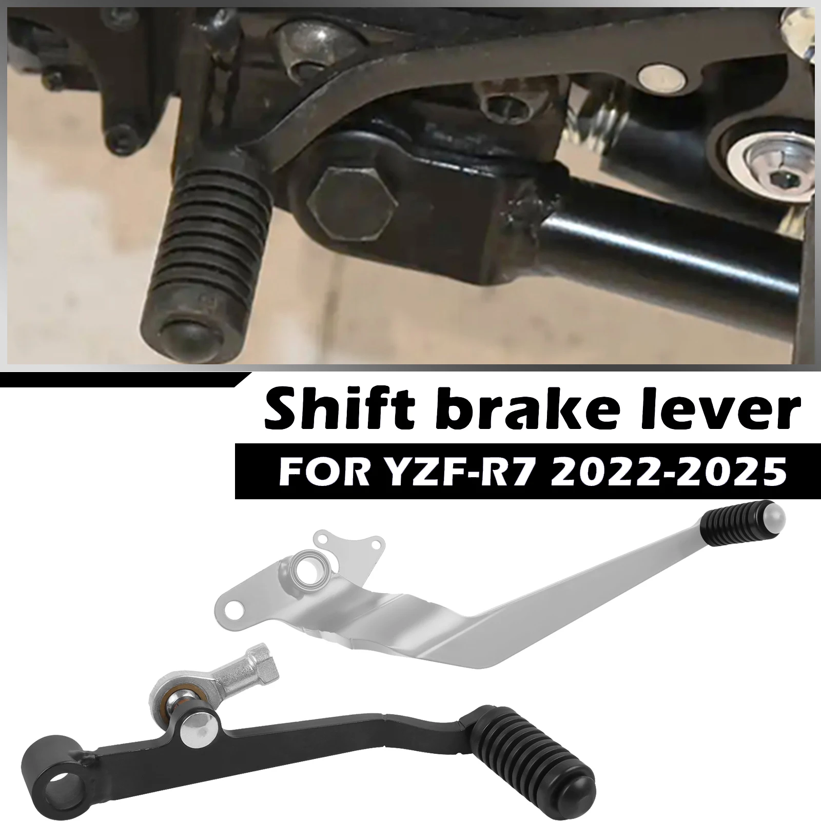 For Yamaha MT-07 MT 07 2021-2024 XSR700 XSR 700 2022-2024 Motorcycle Brake pedal Gear Shift Lever Shifter Foot brake lever