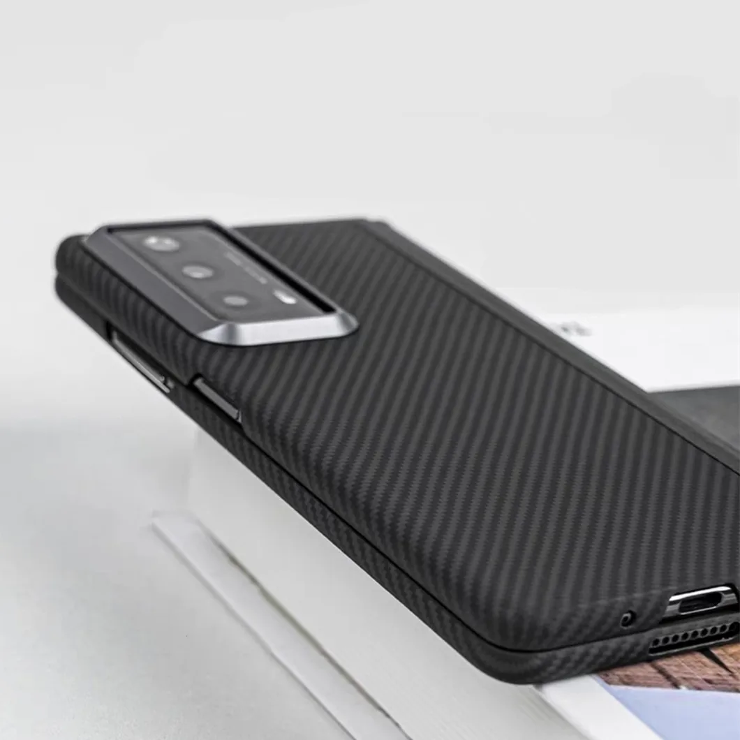 Genuine Real Carbon Fiber Slim Magsafe Case For Honor Magic V2 MagicV2 Matte Ultra Thin Hinge Axis Flip Bulletproof Armor Cover